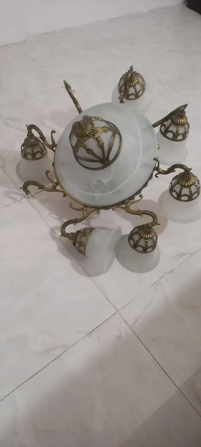 لوستر برنز|لوستر و چراغ آویز|خرمآباد, |دیوار