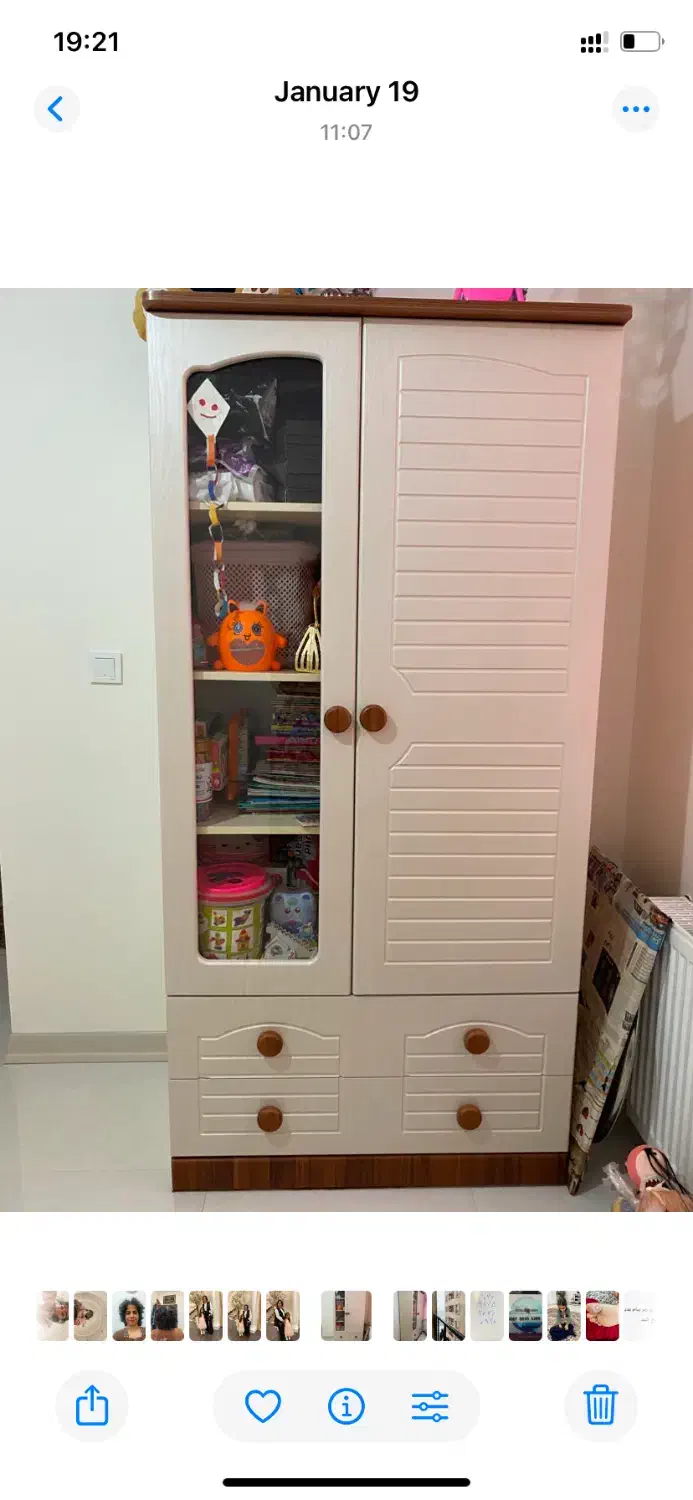 کمد کودک|جاکفشی، کمد، دراور|اندیشه, اندیشه فاز ۵|دیوار