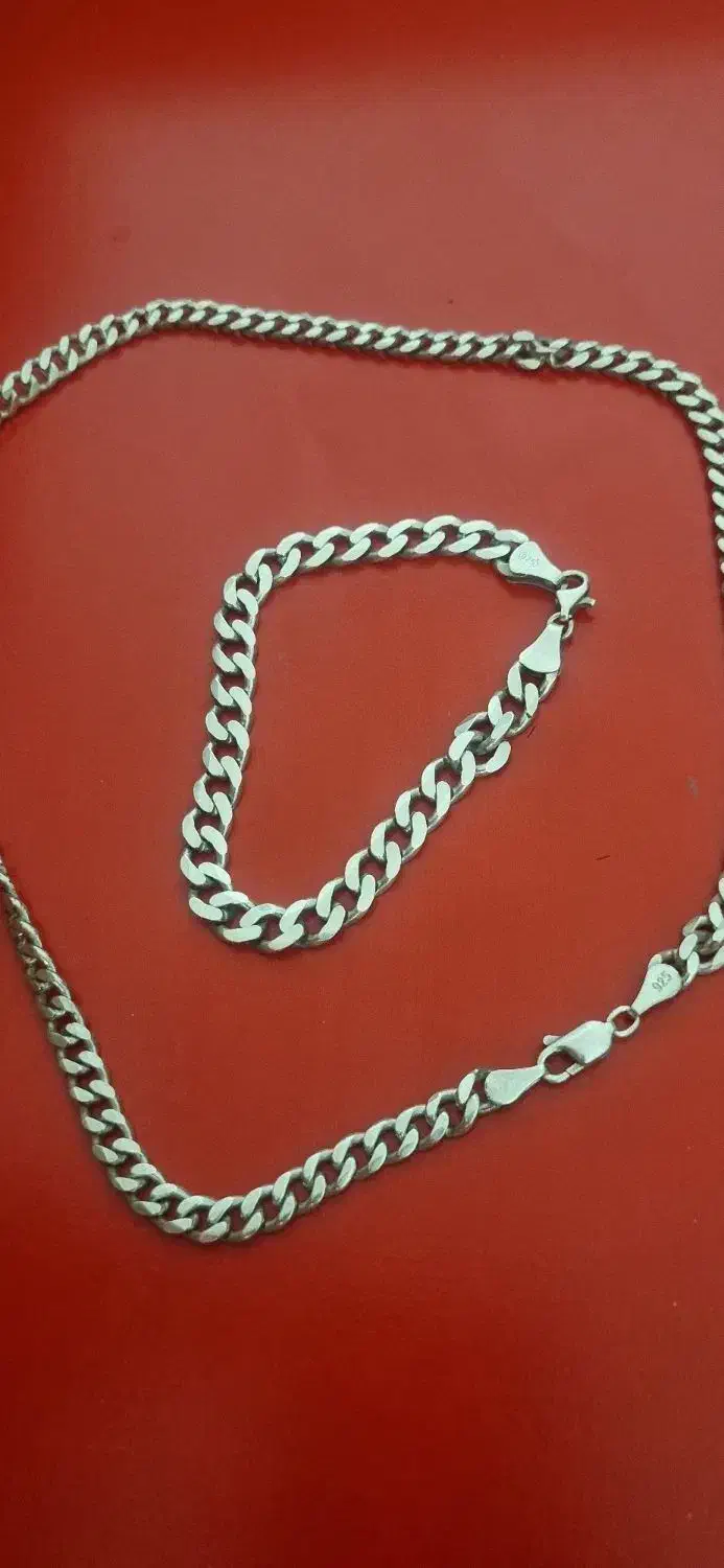 دستبند و گردنبند نقره کارتیر|جواهرات|قم, تعویض پلاک|دیوار