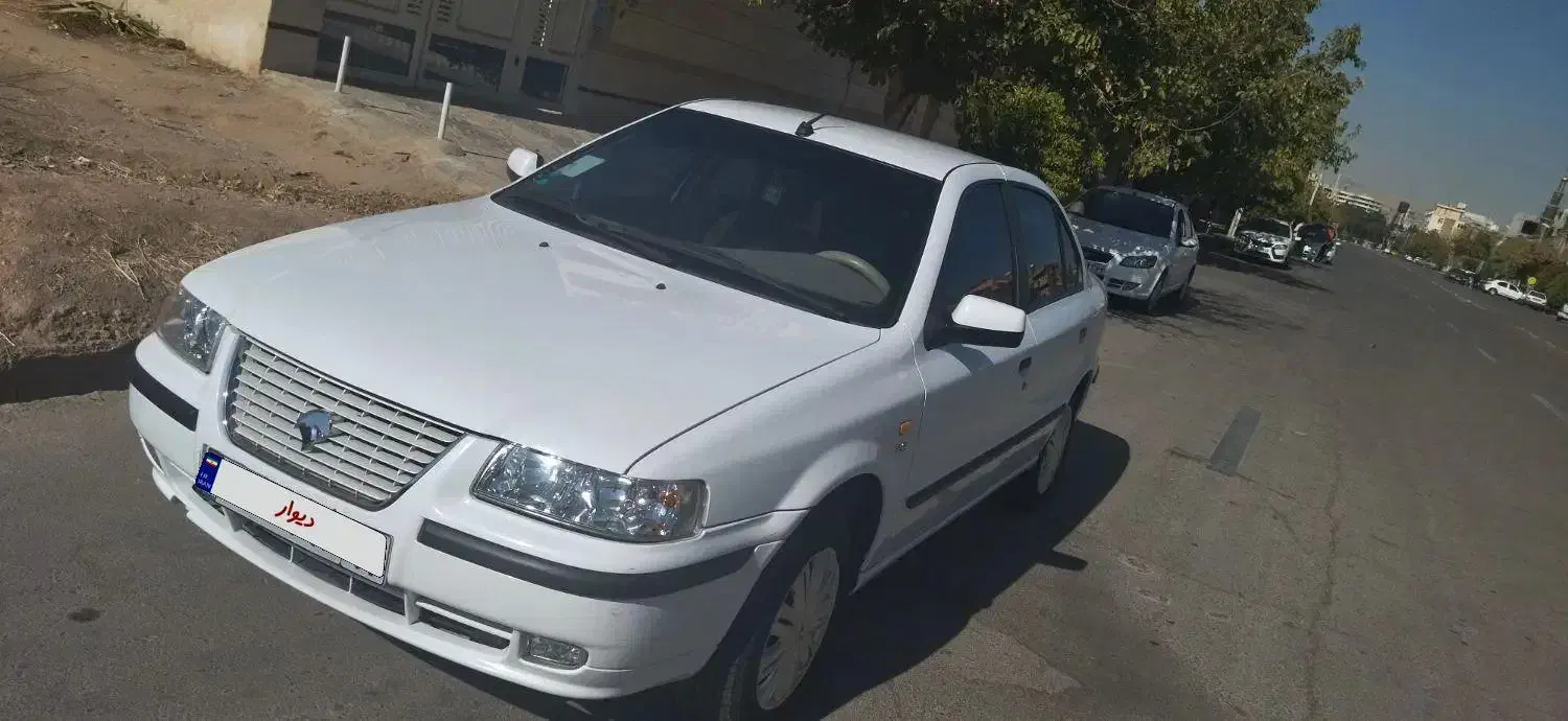 فروش سمند سفید خانگی|خودرو سواری و وانت|شیراز, جانبازان|دیوار