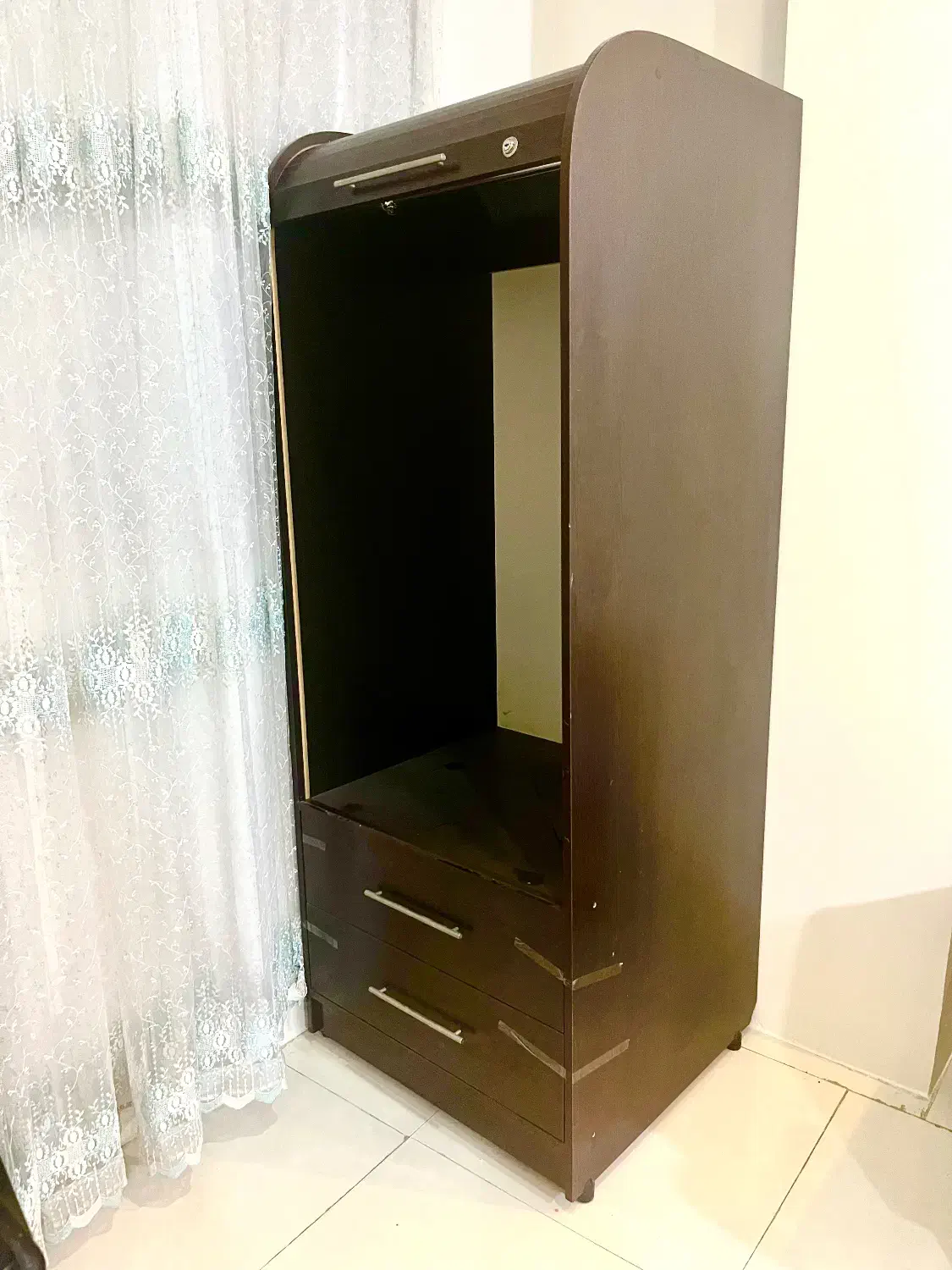 کمد دو کشویی طرح کرکره ای|جاکفشی، کمد، دراور|احمدآبادمستوفی, |دیوار