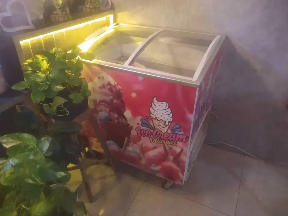 یخچال فریز 300 صندوقی با دستگاه ذرت مکزیکی نو|یخچال و فریزر|شیراز, تندگویان|دیوار