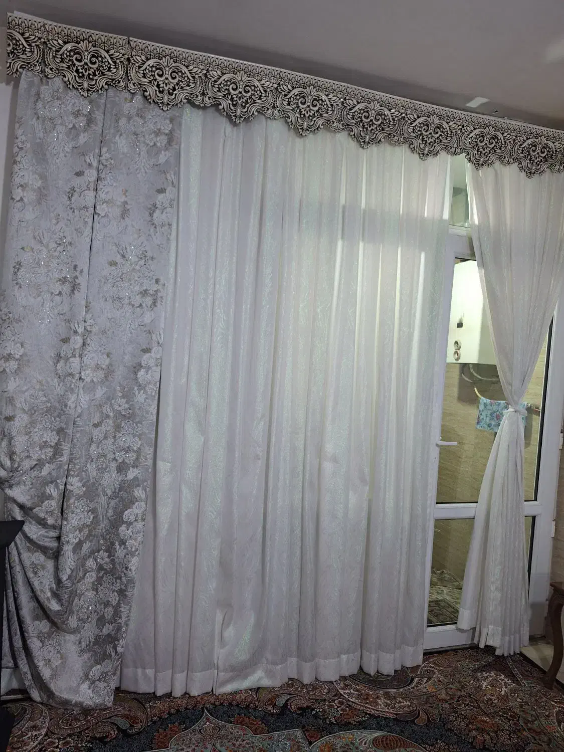 پرده|پرده، رانر، رومیزی|شهریار, شهرک امیریه|دیوار