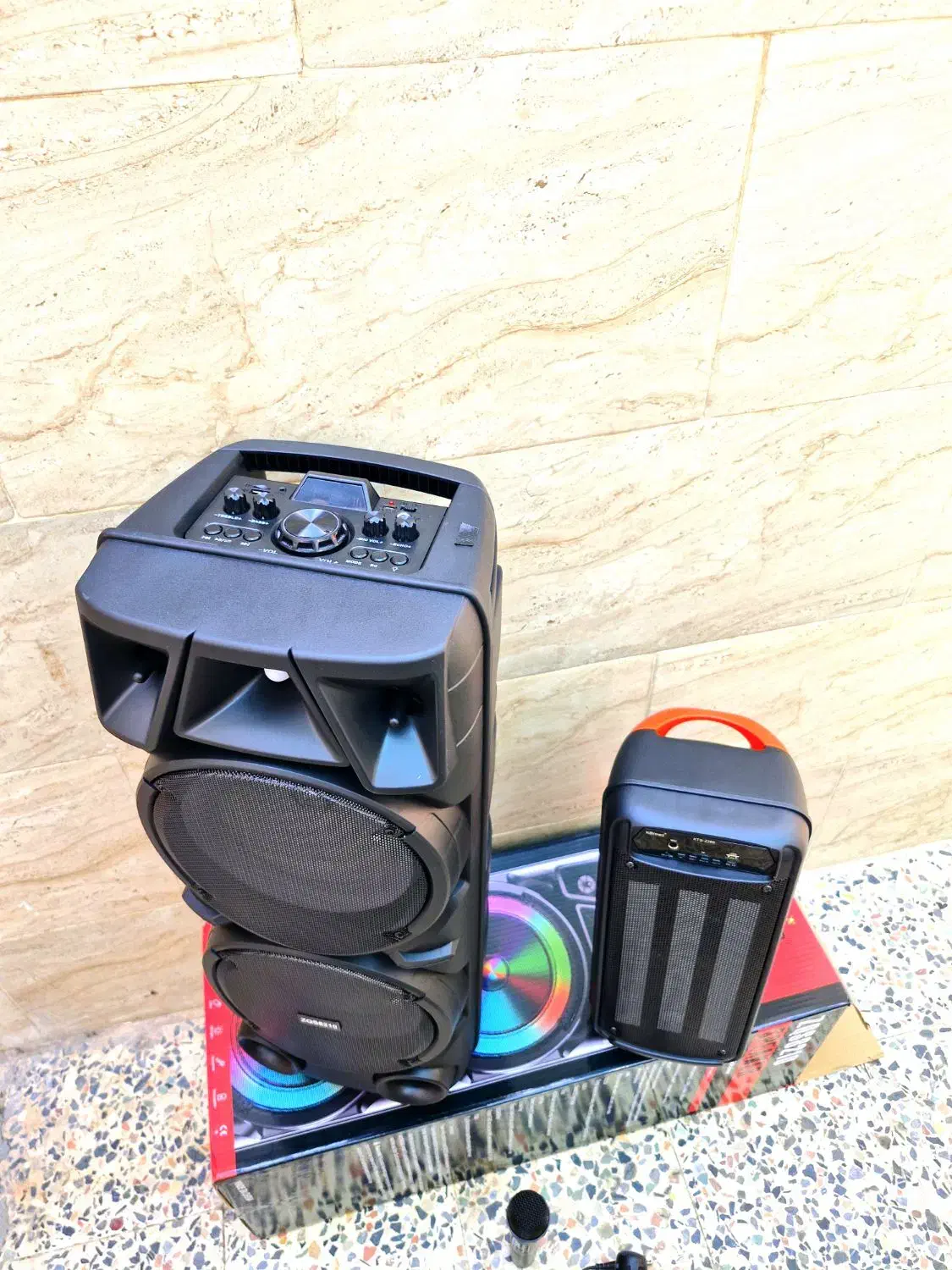 اسپیکر باند 18 اینچ|پخشکننده همراه|اهواز, زیتون کارگری|دیوار