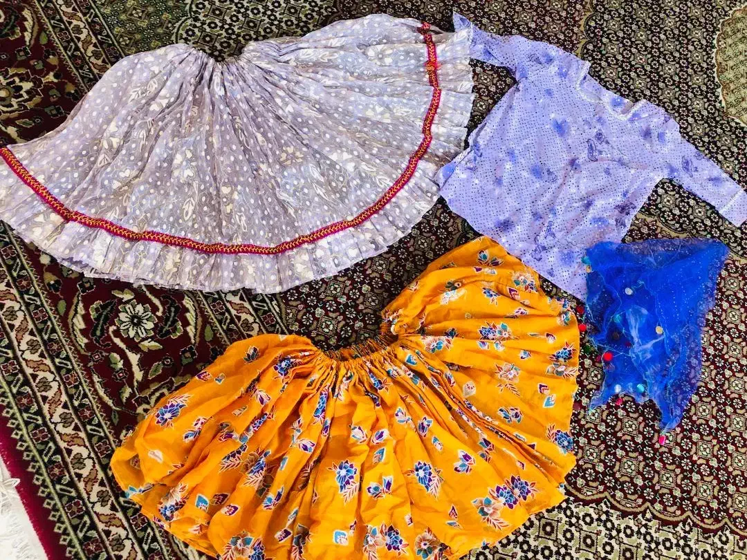 لباس محلی دخترانه بسیار زیبا کاملا نو|کفش و لباس بچه|داراب, |دیوار