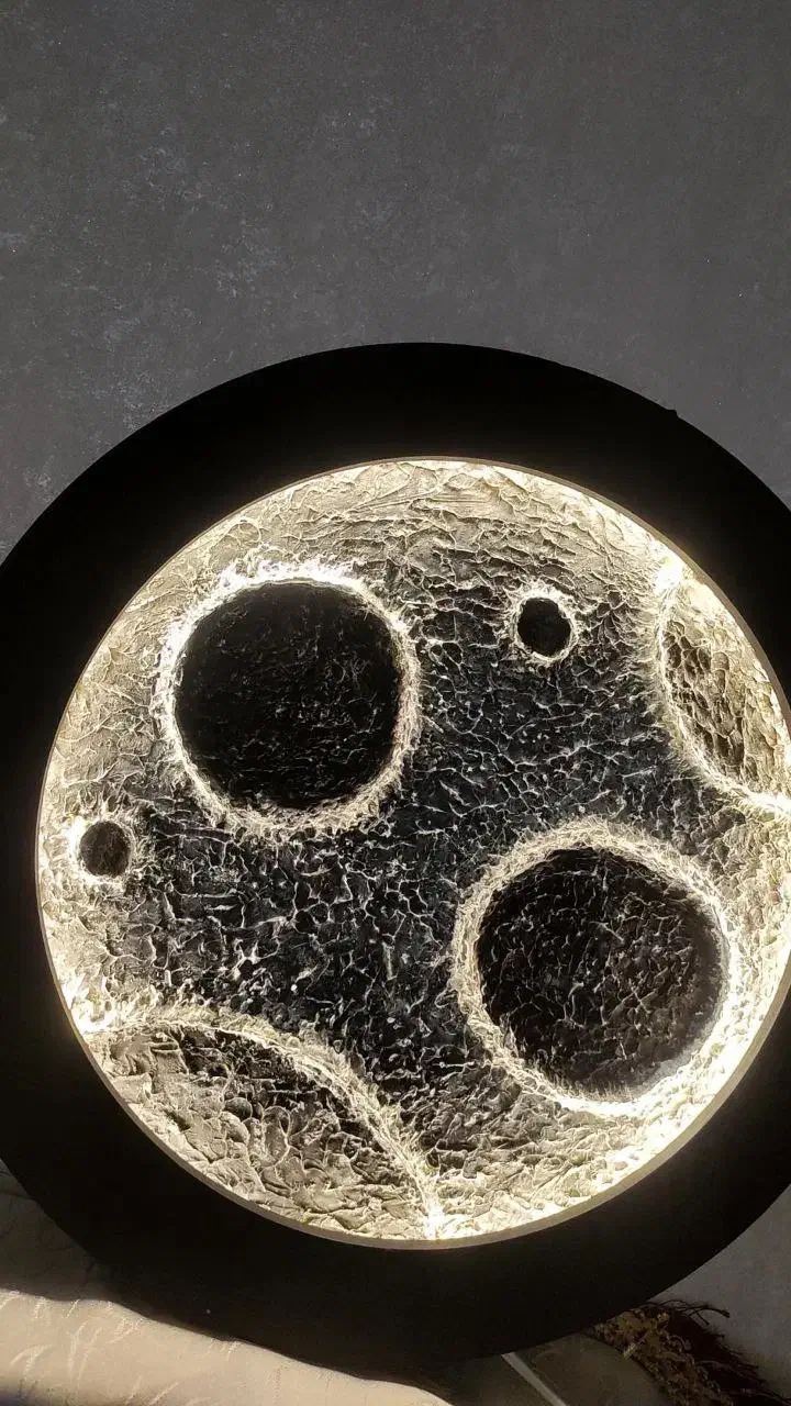 تابلو ماه دستساز|تابلو، نقاشی، عکس|قزوین, |دیوار