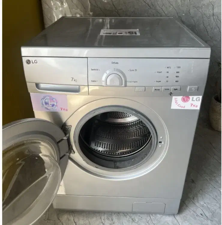 لباسشویی الجی ۷ کیلویی کارکرده اصل کره مدلwq3090|ماشین لباسشویی و خشک‌کن لباس|تهران, آرژانتین|دیوار