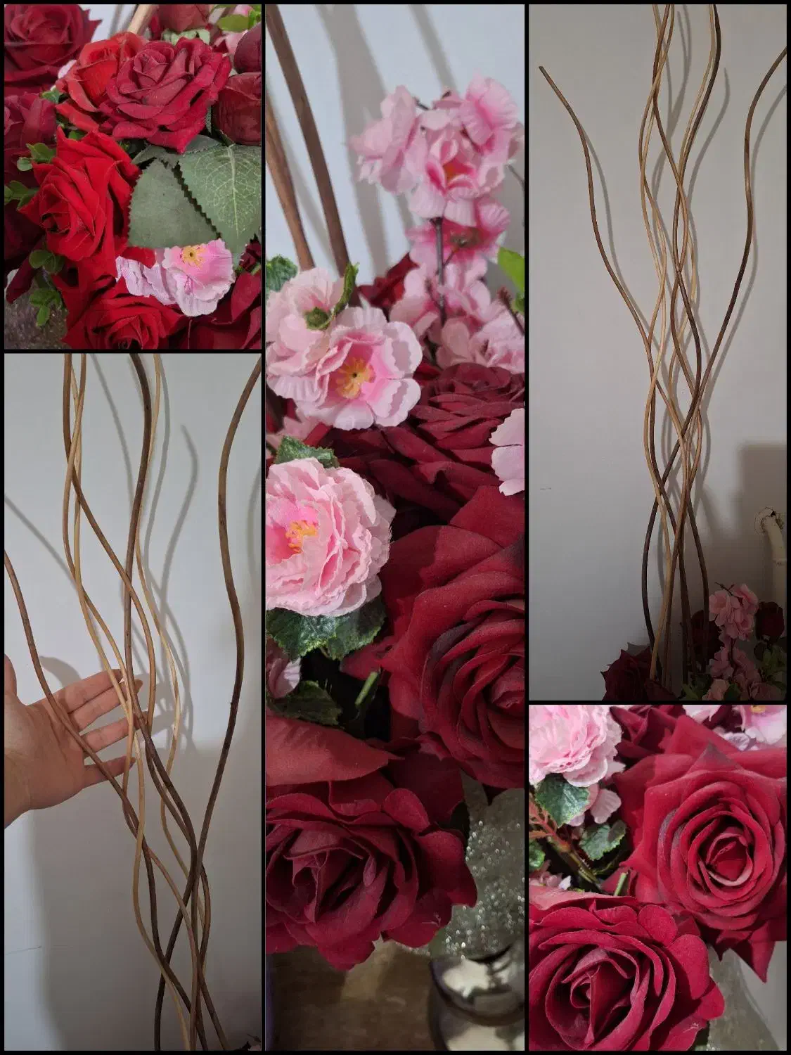 گل و گلدان مصنوعی|گل مصنوعی|سلماس, |دیوار