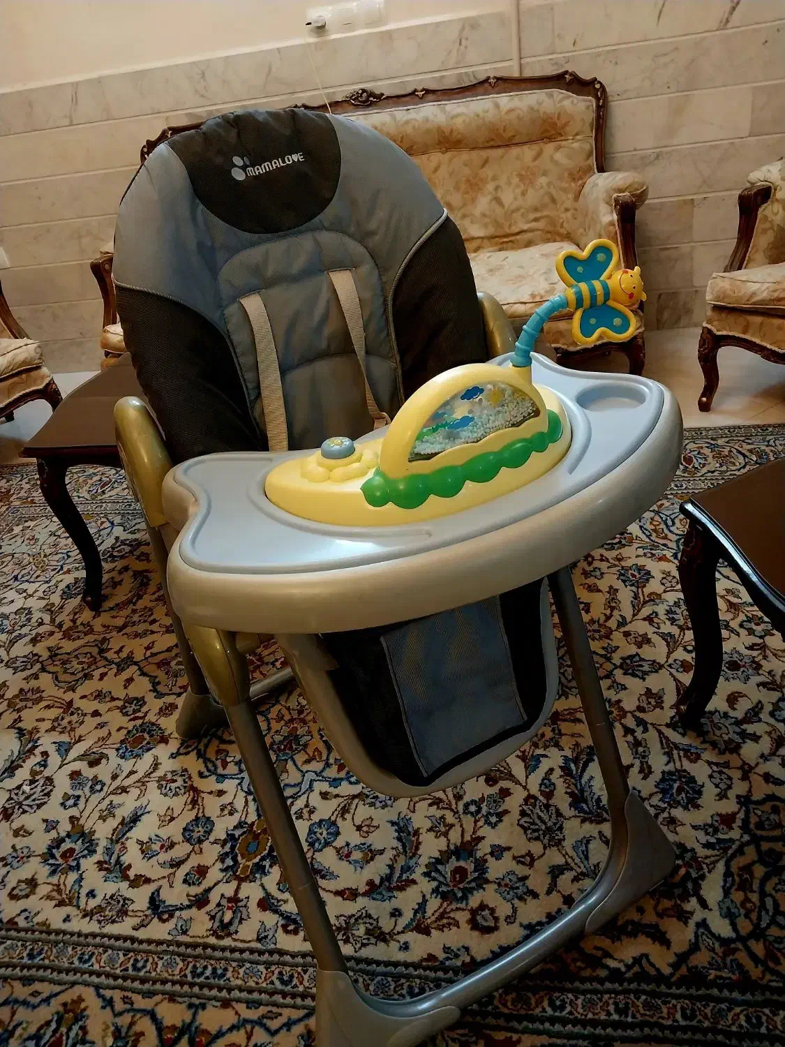 میز غدای کودک وکریر (وبیس) درحدنو مناسب سیسمونی|تخت و صندلی بچه|ابهر, |دیوار