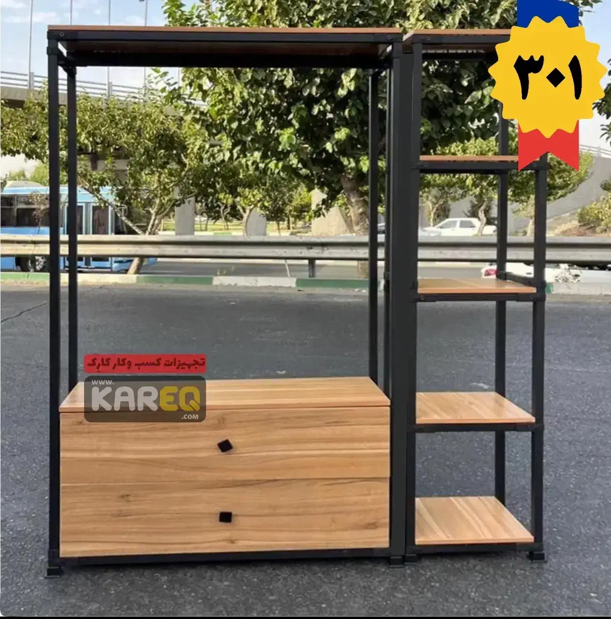 رگال های لباس کشویی قفسه MDF/ملامین آویز فلزی چوبی|جاکفشی، کمد، دراور|اصفهان, شاهد|دیوار