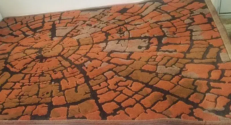 گلیم فرش مخمل ترک|گلیم، جاجیم، گبه|نورآباد, |دیوار