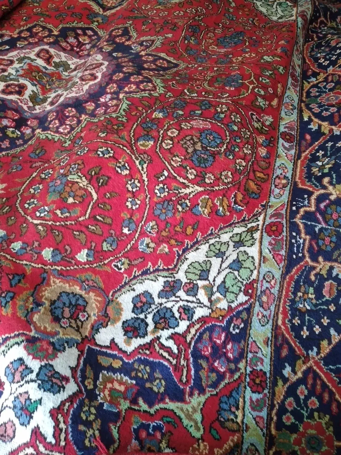 فرش ۱۲متری دستبافت|فرش|مراغه, |دیوار