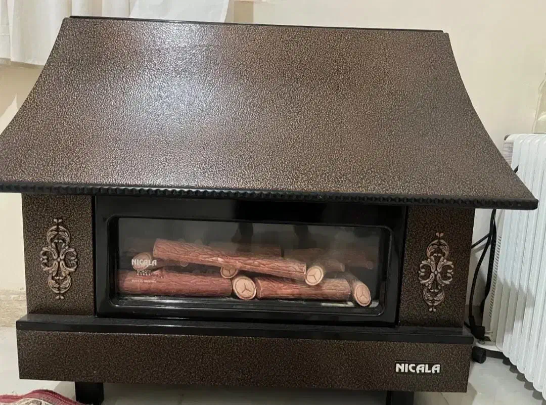 شومینه بخاری گازی نیک کالا بزرگ و کوچک|بخاری، هیتر، شومینه|مهاباد (آذربایجان غربی), |دیوار