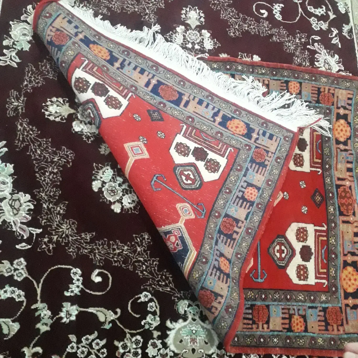 قالیچه دستبافت|فرش|کرمانشاه, |دیوار