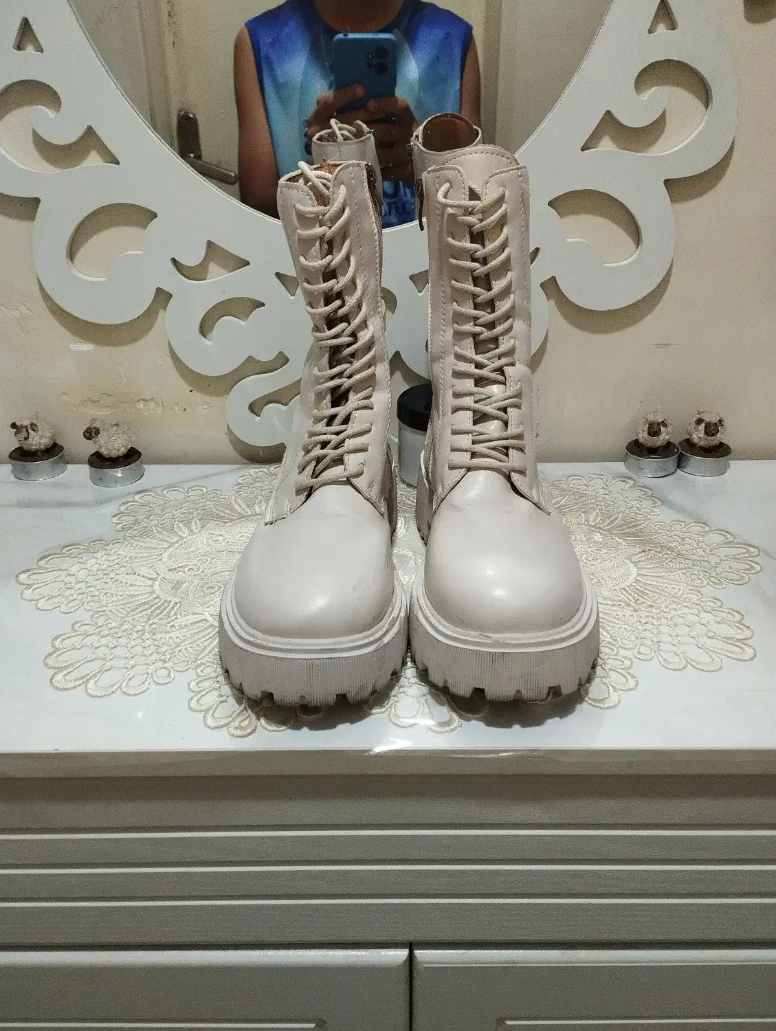 یک جفت پوتین زنانه|کیف، کفش، کمربند|پاکدشت, شهرک امام رضا|دیوار