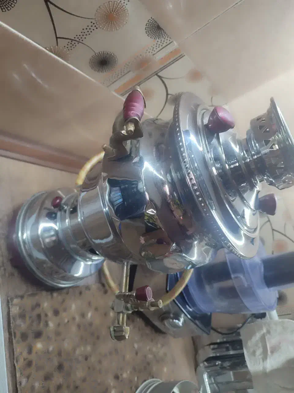 سماور گازی تمام استیل سالم بفروش میرسد|سماور، چای‌ساز، قهوه‌ساز|مشهد, زیبا شهر|دیوار