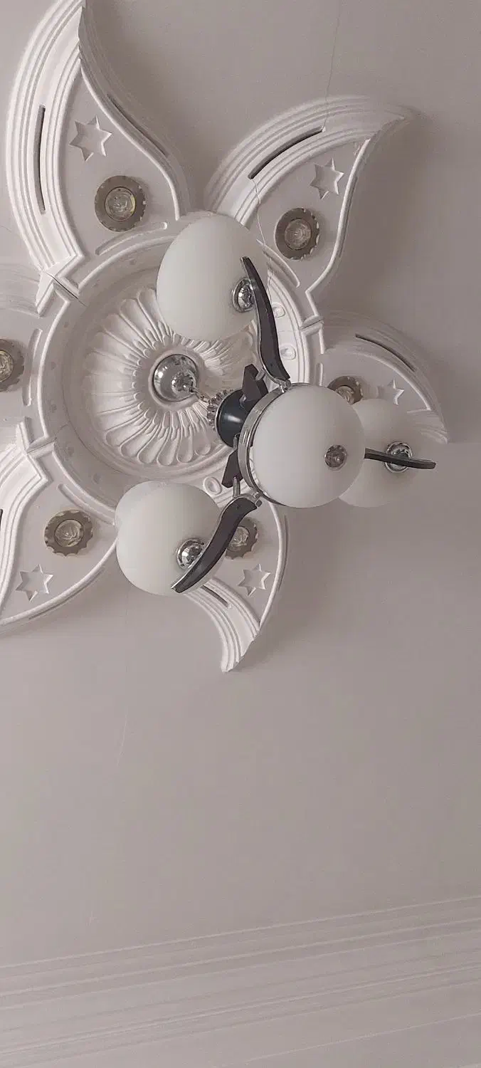 لوستر|لوستر و چراغ آویز|صومعه‌سرا, |دیوار