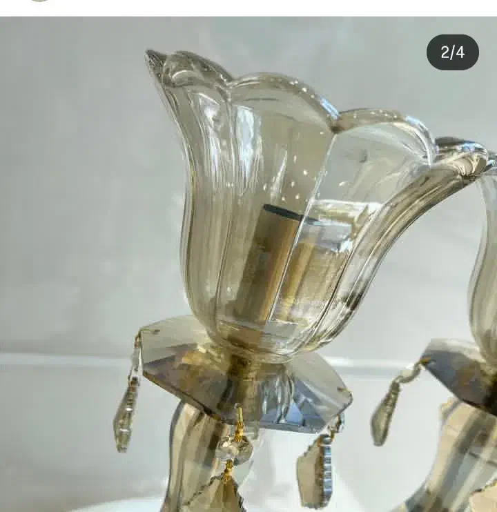 شمعدان چراغی جفتی بلند پایه برنز اصل|لوستر و چراغ آویز|ارومیه, |دیوار