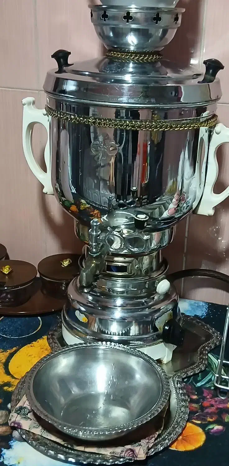 سماورگازی ۴لیتری|سماور، چای‌ساز، قهوه‌ساز|قرچک, شهرک الحدید|دیوار