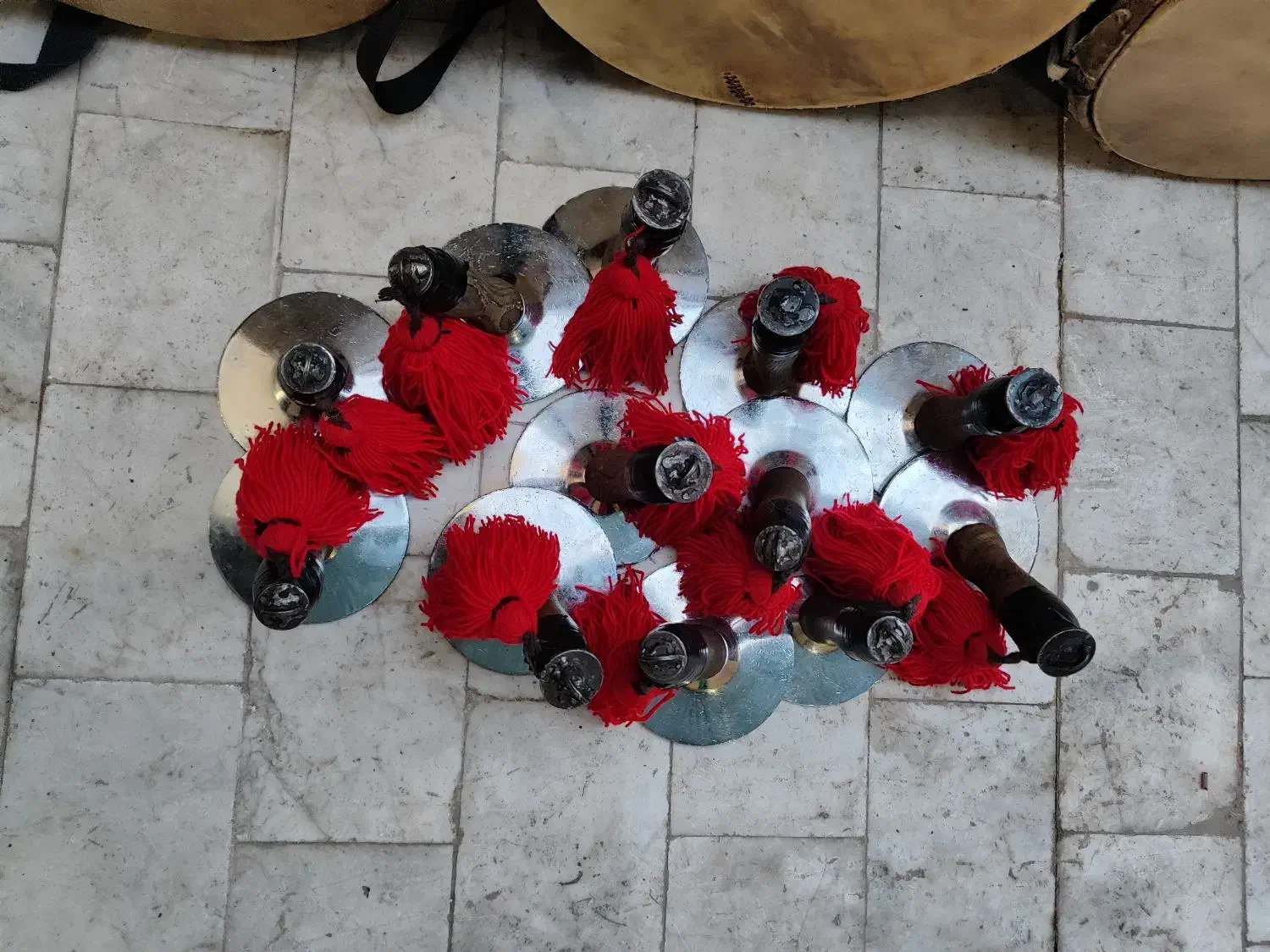 سنج و دمامه هئیت|سازهای سنتی|کاشان, آیت الله سعیدی|دیوار