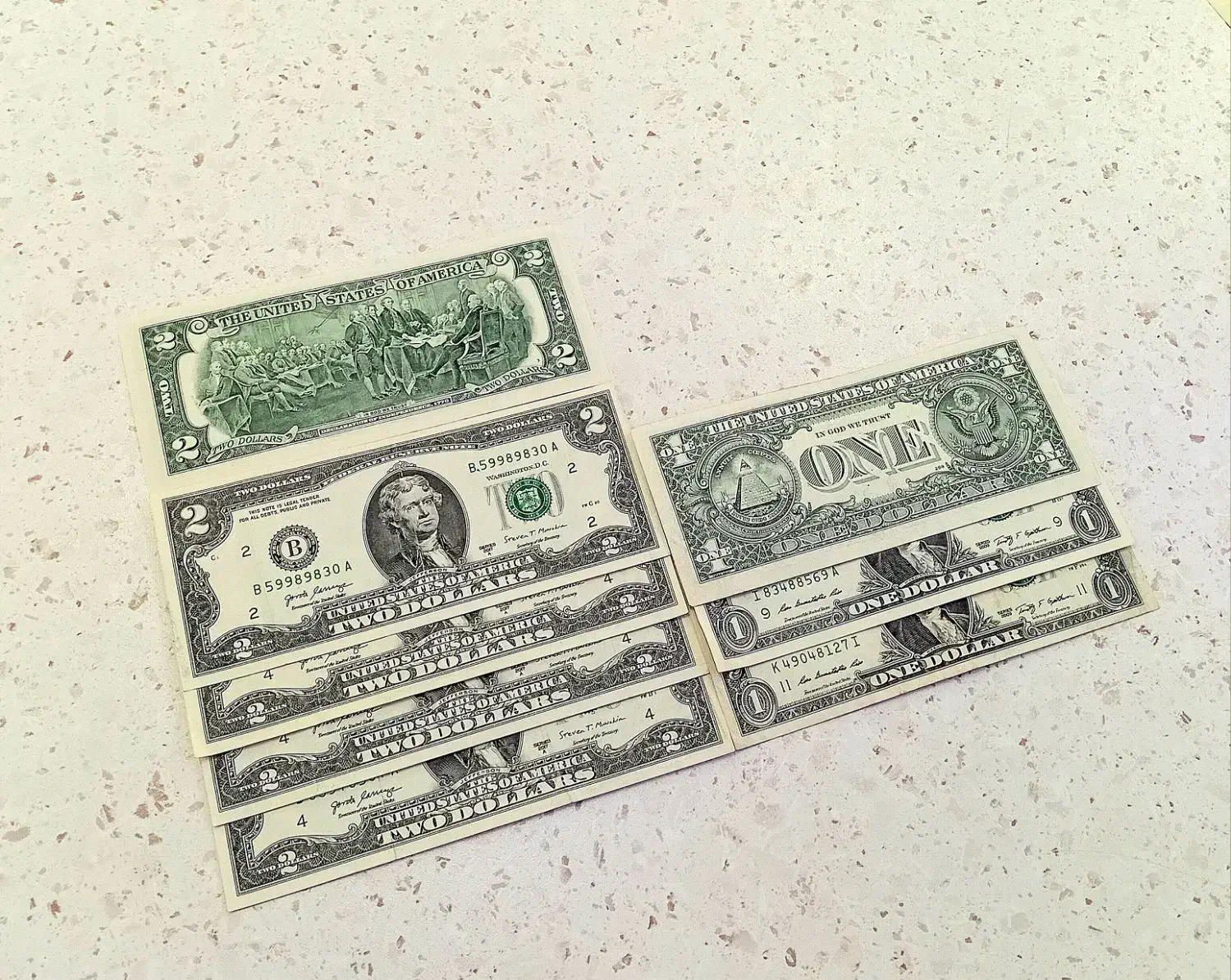 ۱دلاری ۲دلاری کلکسیونی|کلکسیون سکه، تمبر، اسکناس|اندیشه, شهرک صدف|دیوار