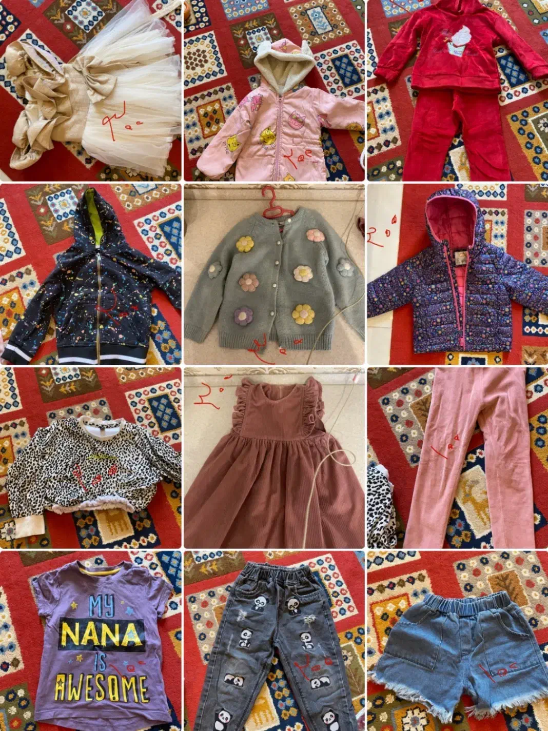 تعدادلباس وارداتی کودک حدود۳تا۴سال|کفش و لباس بچه|چالوس, |دیوار