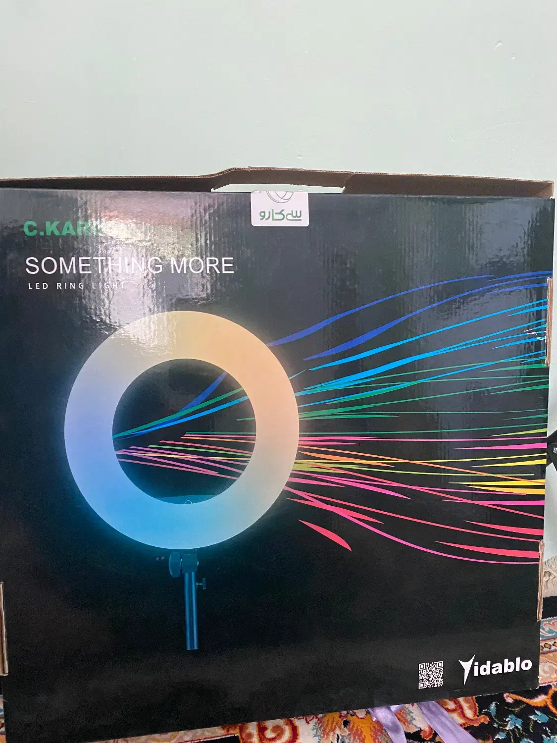 رینگ لایت حرفه ای نو|دوربین عکاسی و فیلم‌برداری|خرم‌آباد, |دیوار