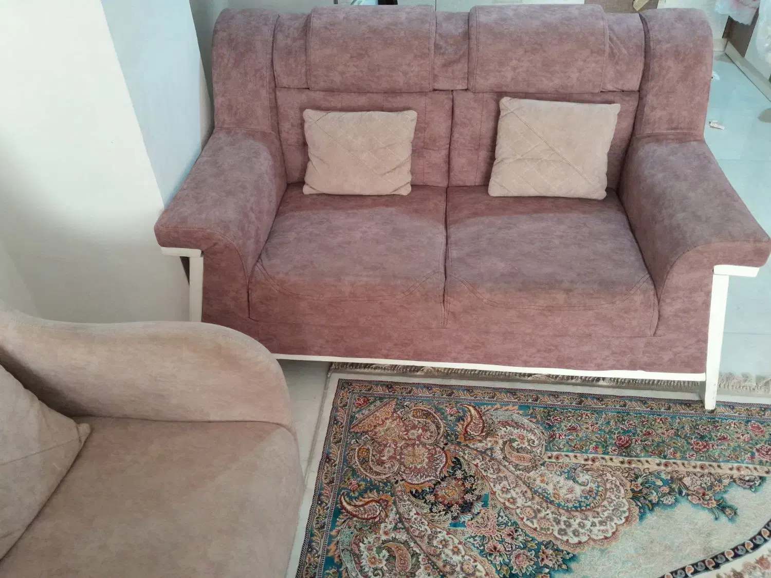 مبل راحتی ۷نفره|مبلمان خانگی و میز عسلی|رشت, دیانتی|دیوار