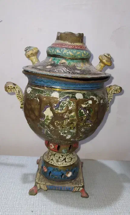 عتیقه سماور قدیمی روسی|کلکسیون اشیاء عتیقه|ری, شهرک نظامی|دیوار