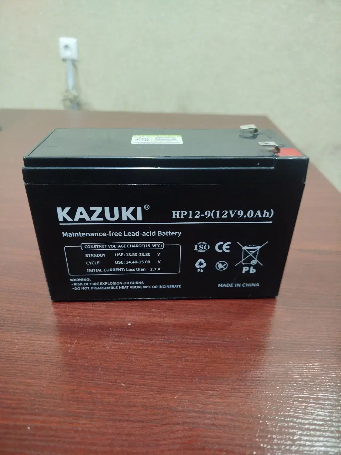 باطری فیشی کازوکی ۹آمپر ۱۲ولت|قطعات یدکی و لوازم جانبی|تنکابن, |دیوار