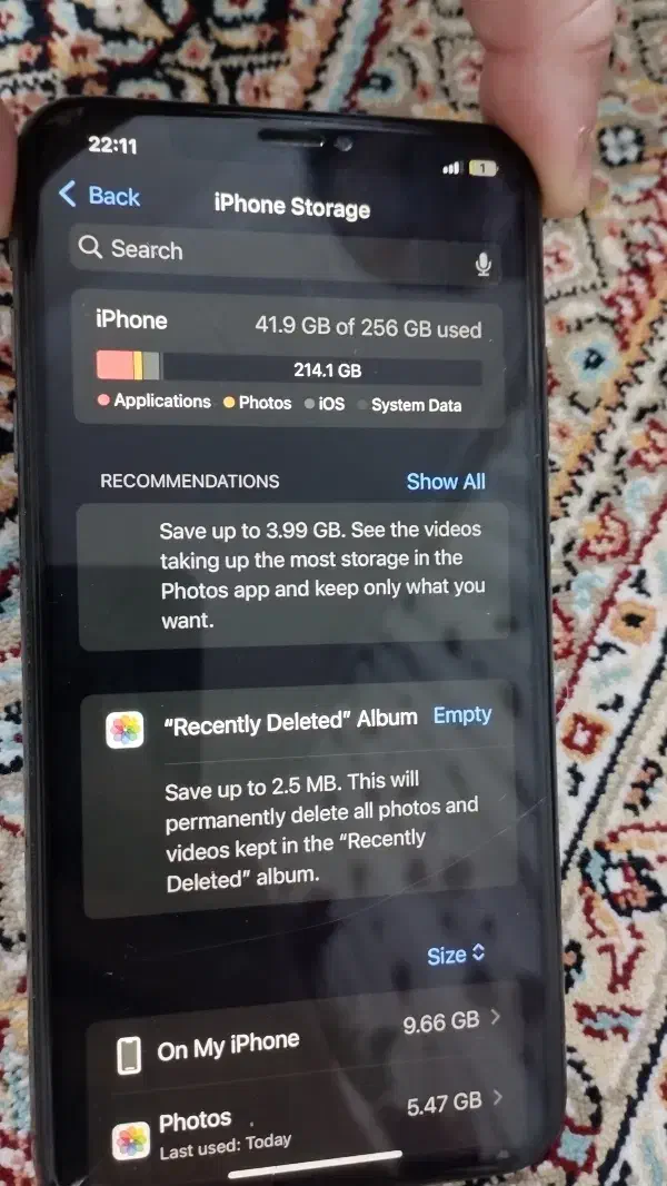 گوشی ایفون  xsmax  256|موبایل|تهران, گلاب دره|دیوار