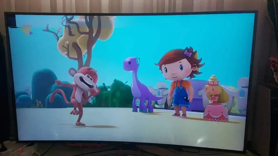 تلویزیون ۵۵ اینج منحنی سامسونگ اصل کره|تلویزیون و پروژکتور|تهران, دستغیب|دیوار