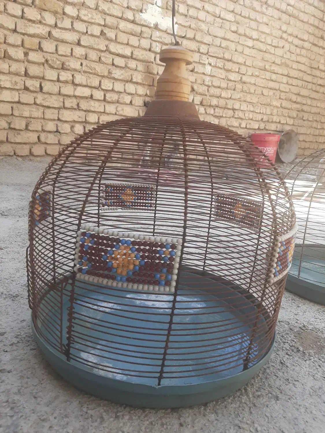 قفس گرد برای پرندگان زینتی|لوازم جانبی حیوانات|زنجان, |دیوار