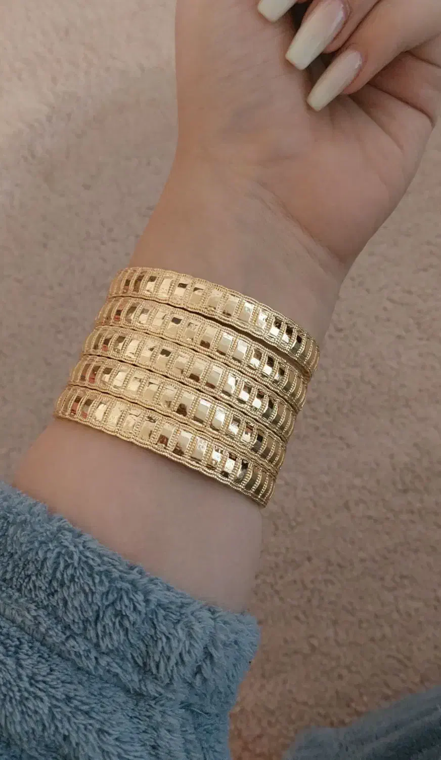 النگو اماراتی کپی طلا|بدلیجات|قم, باغ شریفی|دیوار