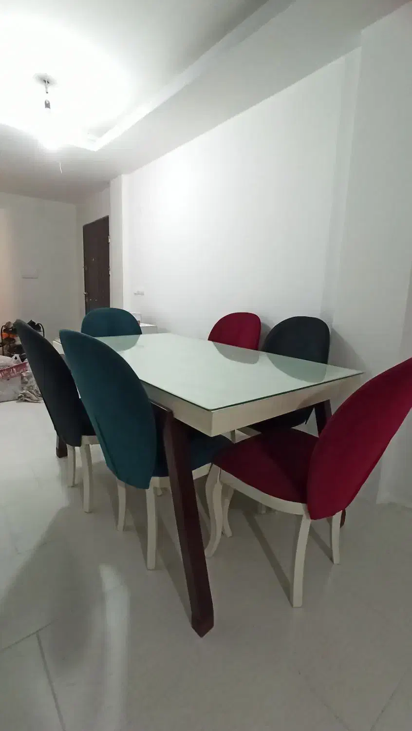 ناهارخوری شیش نفره|میز و صندلی غذاخوری|ماهدشت, |دیوار