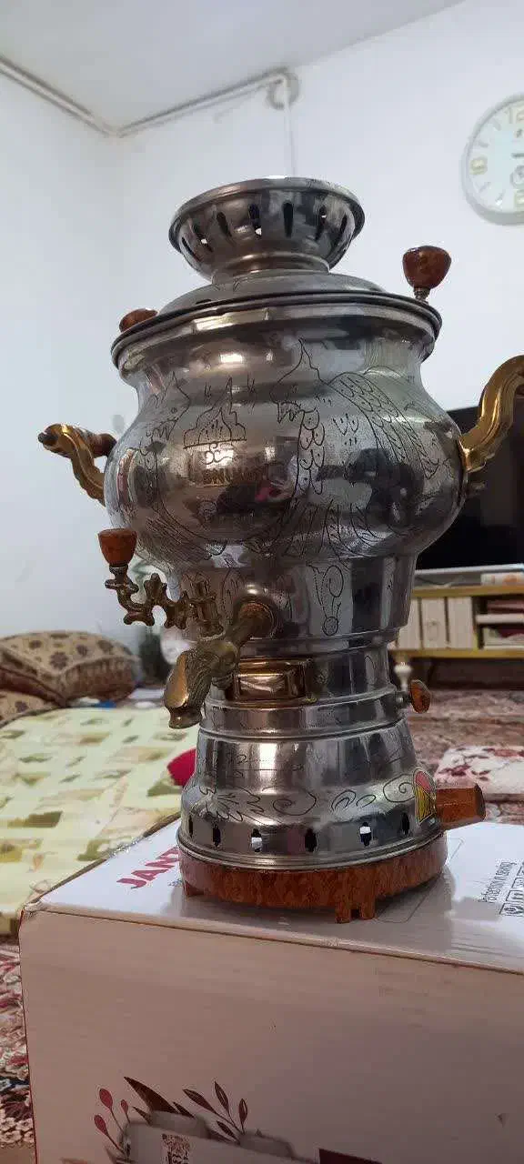 سماور گازی درحد نو|سماور، چای‌ساز، قهوه‌ساز|مشهد, شهرک مهر آباد|دیوار