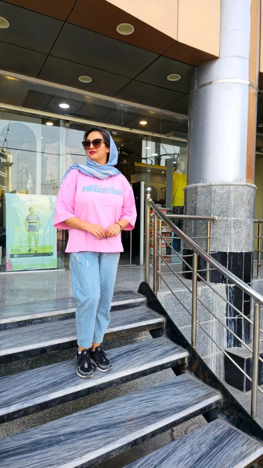 تیشرت باکسی نخ پنبه زنانه|لباس|جهرم, |دیوار