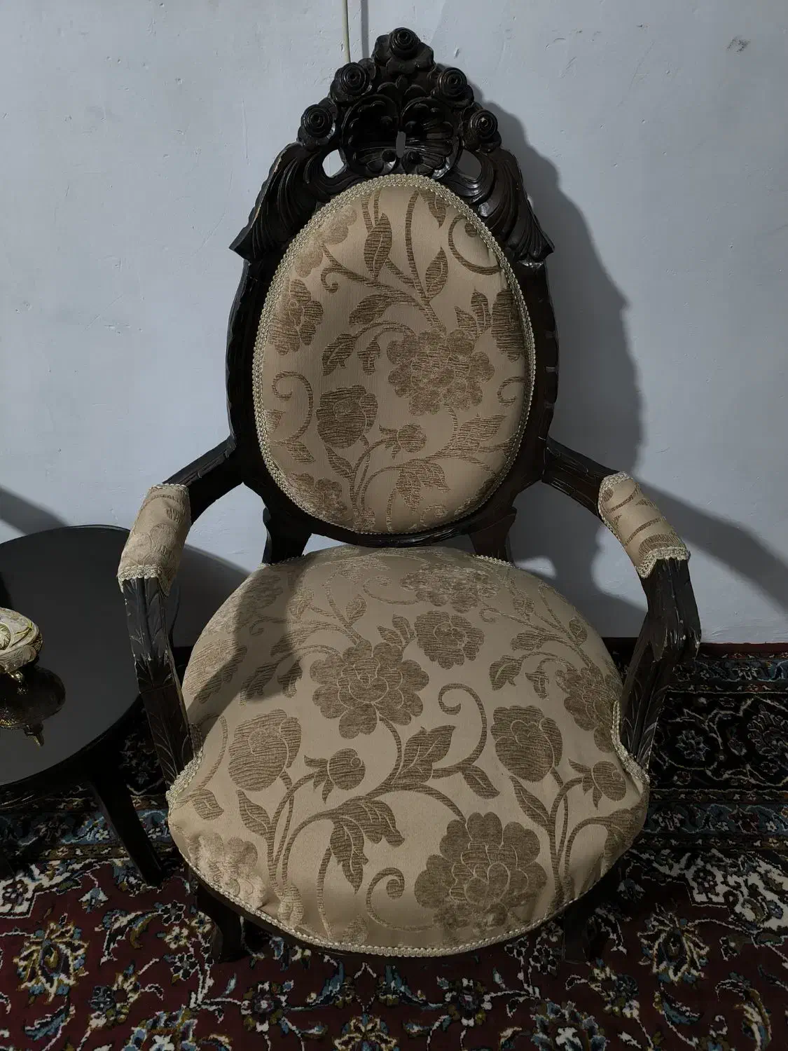 مبل سلطنتی جنس چوب راش|مبلمان خانگی و میز عسلی|الوند, |دیوار