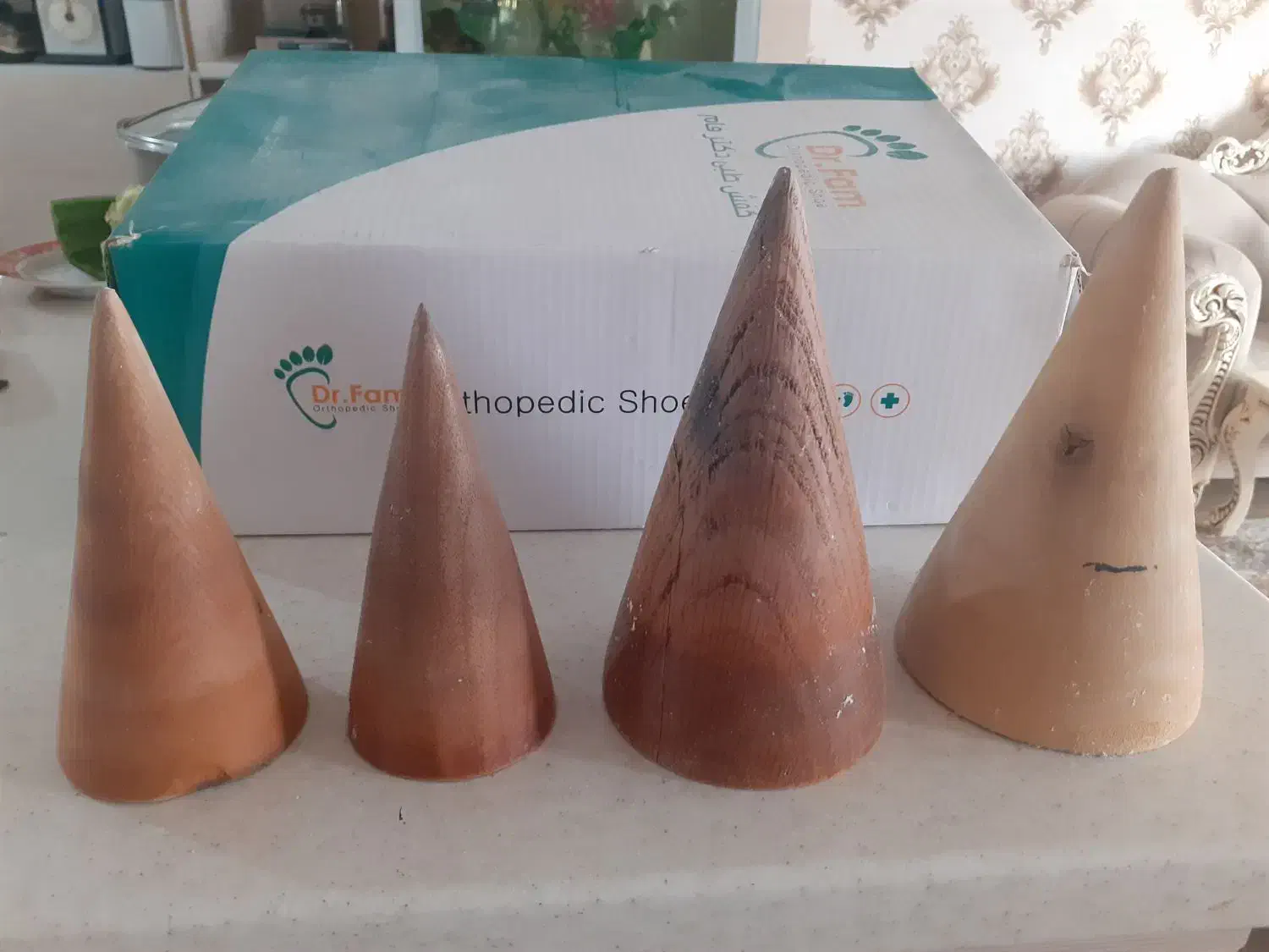 قیف و مخروط چوبی|ظروف پختوپز|تبریز, |دیوار