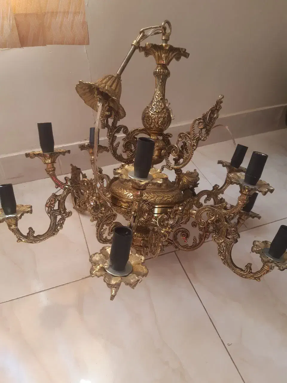 لوستر ۶شاخه|لوستر و چراغ آویز|سهند, |دیوار