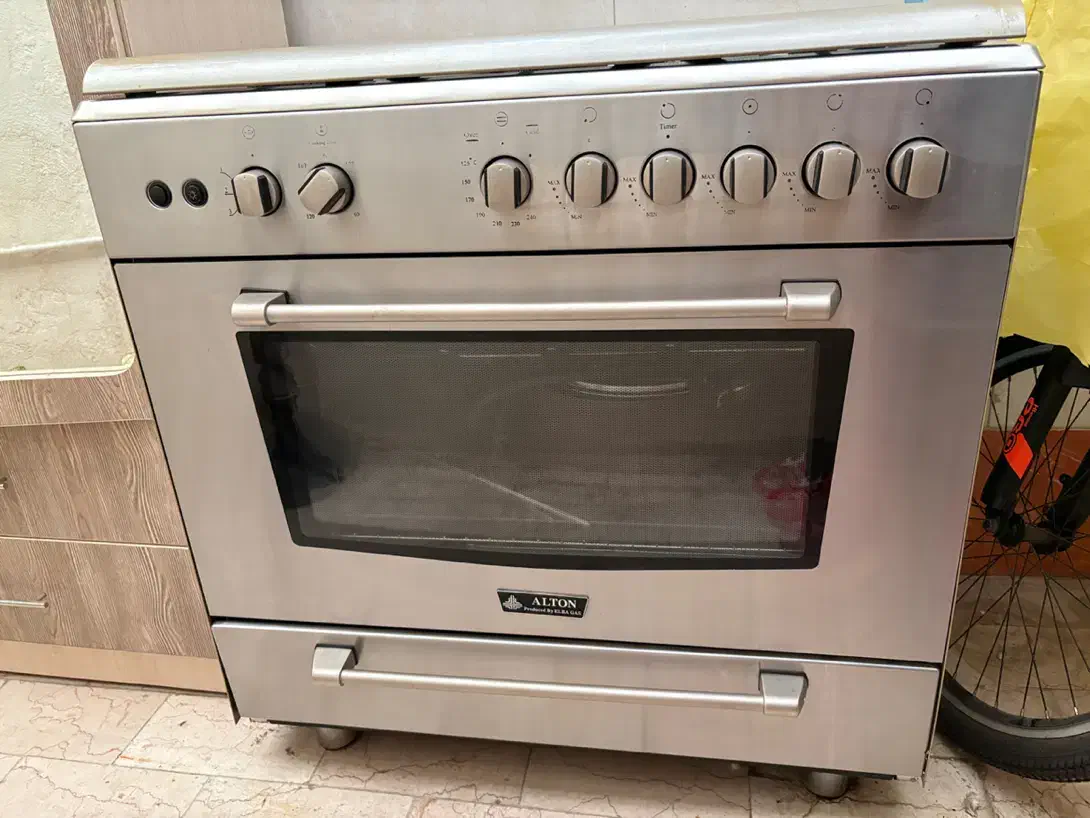 اجاق گاز فردار تمام استیل آلتون|اجاق گاز و لوازم برقی پخت‌وپز|تهران, بهار|دیوار