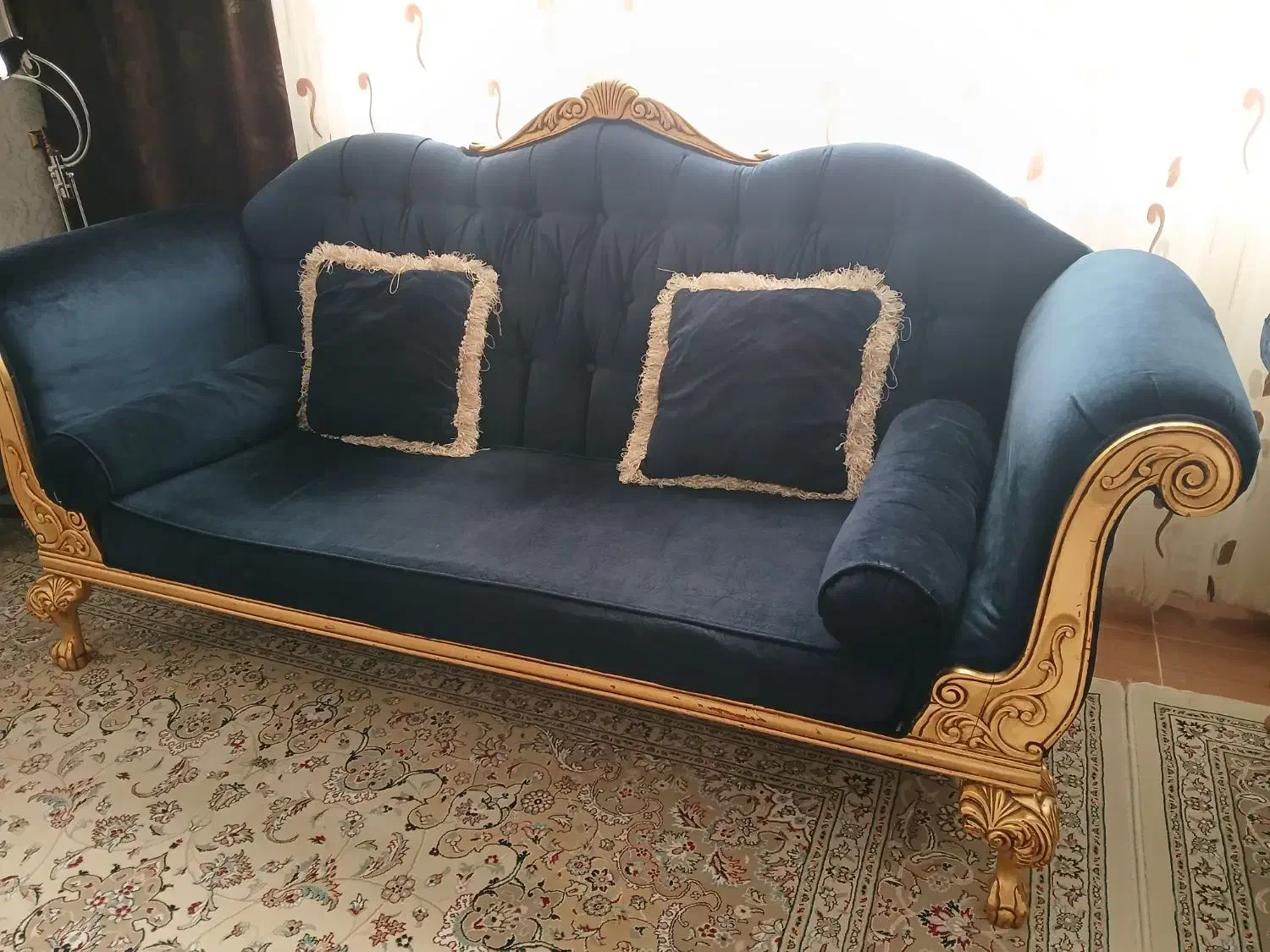 مبل هفت نفره شزلون دار|مبلمان خانگی و میز عسلی|فولادشهر, A1|دیوار