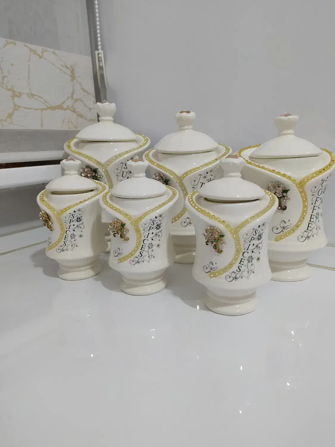 پاسماوری سرامیکی|ظروف سرو و پذیرایی|قروه, |دیوار