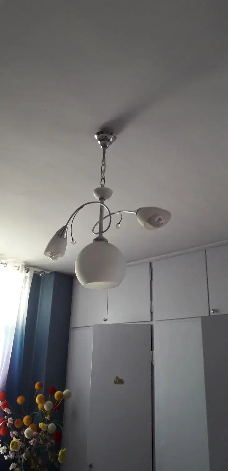 ۲عدد لوستر اتاق خواب|لوستر و چراغ آویز|زنجان, |دیوار