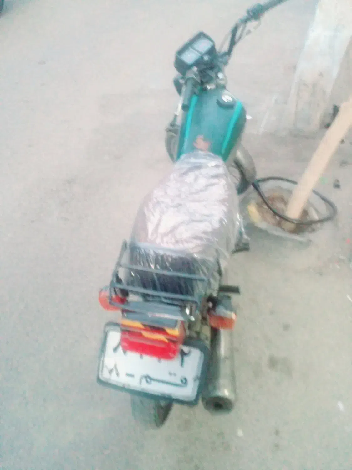 موتورسیکلت باپلاک|موتورسیکلت|قم, دروازه ری|دیوار