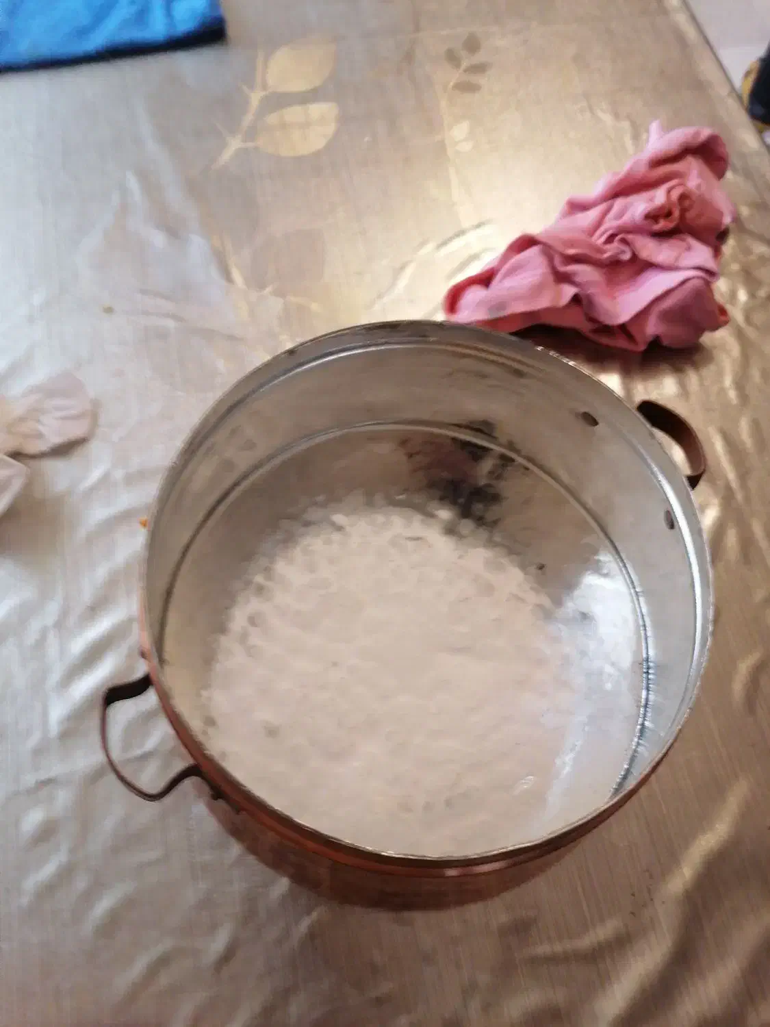 قابلمه مسی بزرگ دست ساز زنجانشماره ۲۴|ظروف پخت‌وپز|تهران, جنت‌آباد جنوبی|دیوار