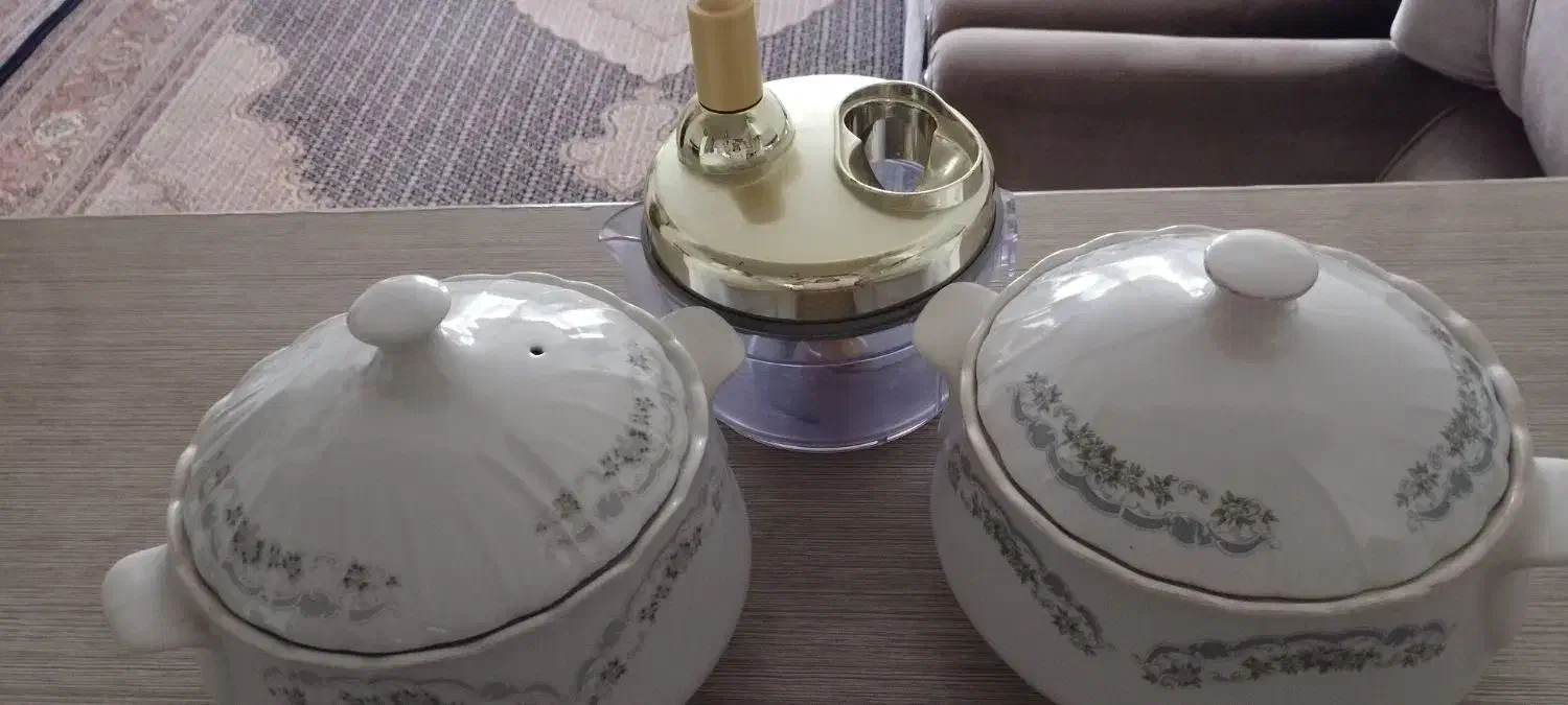 سوپ خوری دو عدد و خورد کن دستی|ظروف سرو و پذیرایی|اردبیل, |دیوار