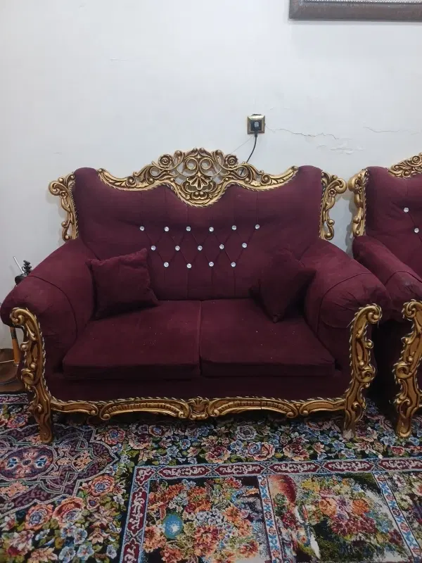 مبل سلطنتی|مبلمان خانگی و میز عسلی|اهواز, کوی ترابری|دیوار