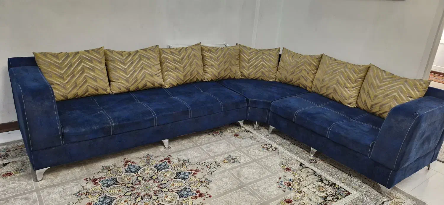 مبل ۹ نفره ال|مبلمان خانگی و میز عسلی|چهاردانگه (تهران), |دیوار