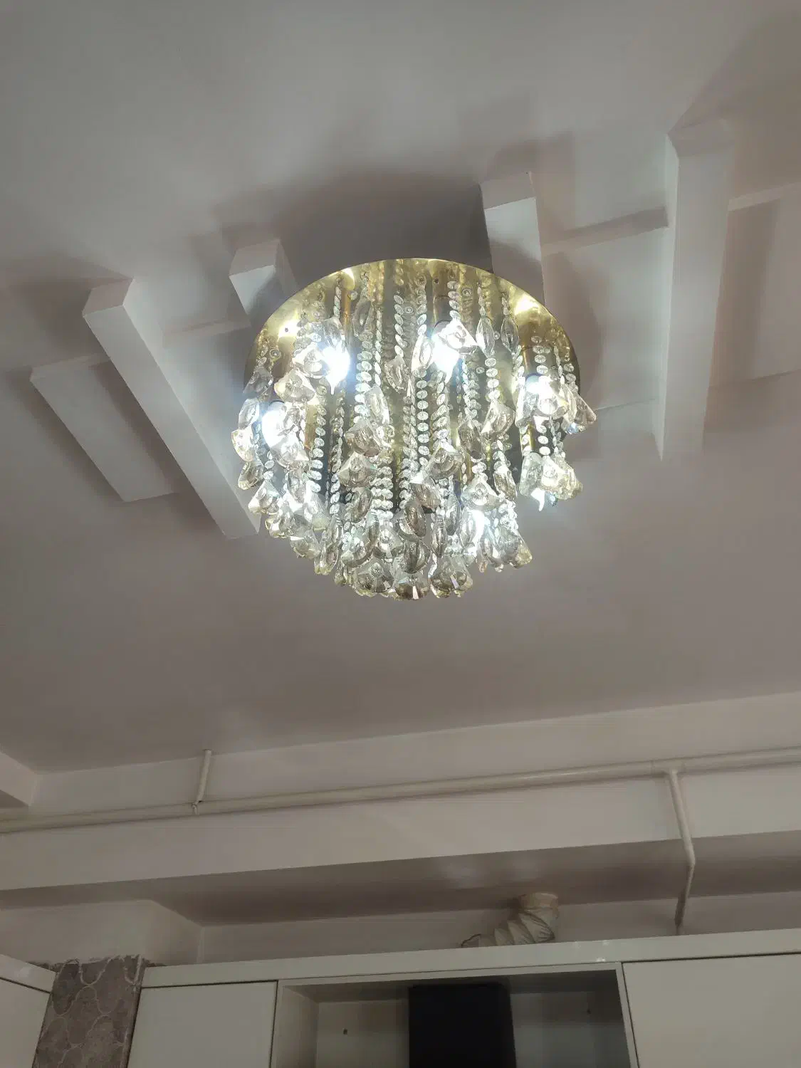 لوستر ۲مدل|لوستر و چراغ آویز|قروه, |دیوار